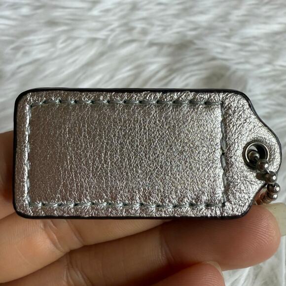 1.5" COACH  Fob Bag Charm Hang tag Hangtag - Picture 2 of 2